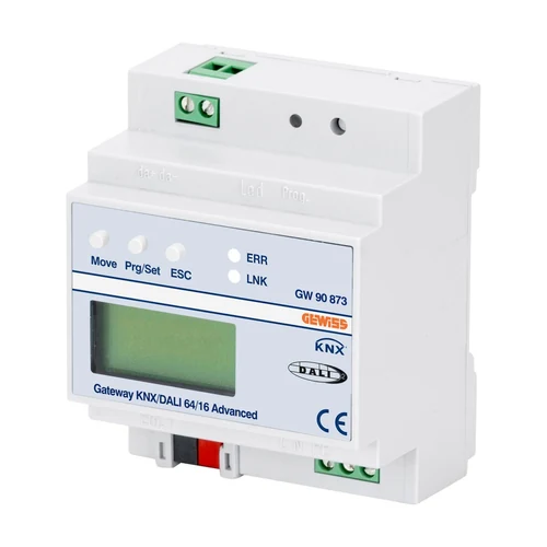 GEWISS GW90873 Advanced KNX/DALI2 Gateway Multimaster 64/16