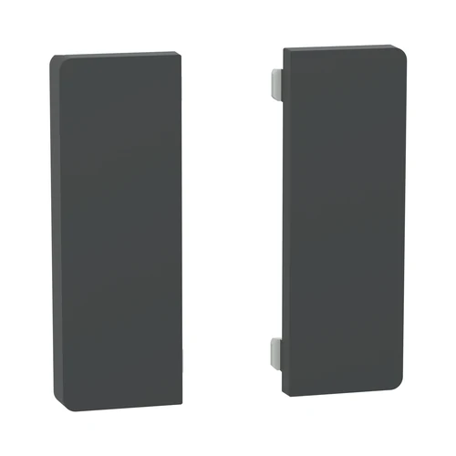 Schneider SpaceLogic KNX System-D 2-Module Button Cover Anthracite (MTN6192-6034)