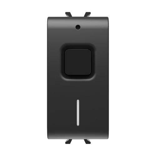 GEWISS CHORUSMART Connected Switch Actuator with Energy Metering - Satin Black (GW12826)