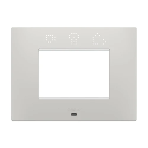 GEWISS EGO SMART 3-Module Decorative Frame in Clay Technopolymer (GW16003SCY)