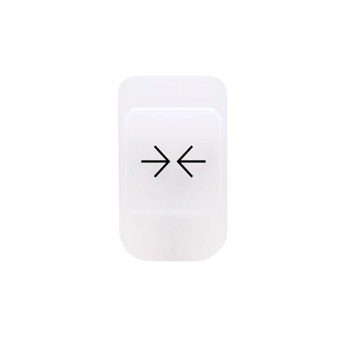 GEWISS GW10517A Gemma Push-Button Cover - Close Symbol