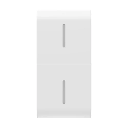 GEWISS ChoruSmart Replaceable Switch Button for Axial Switches - 1 Module Satin White (GW15557S)