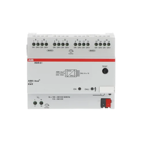ABB DG/S8.1 DALI Gateway, 8-fold, MDRC