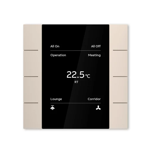 ABB YUB/U4.0.1-411 Control Element 4/8-fold Champagne Gold FM