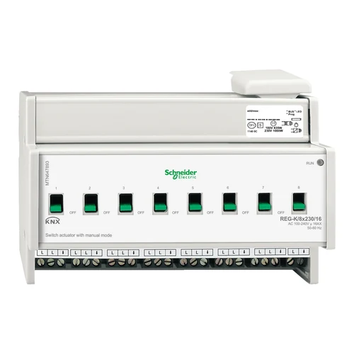 Schneider MTN647893 KNX Switch Actuator REG-K/8x230/16