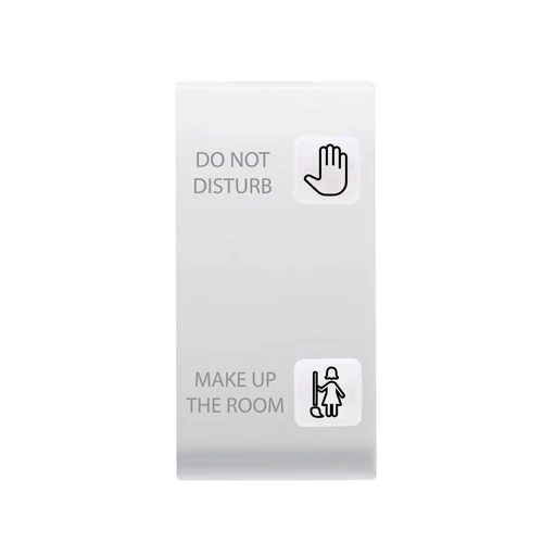 GEWISS GW10559 KNX Push-Button Key Cover with DND+MUR Lenses - White