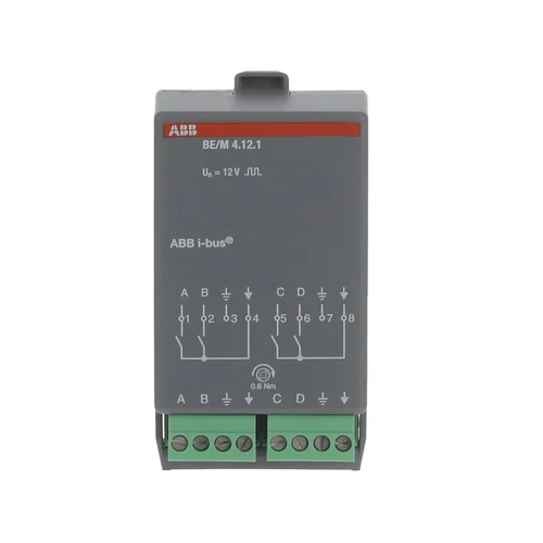 ABB BE/M4.12.1 Binary Input Module, 4-fold, Contact Scanning