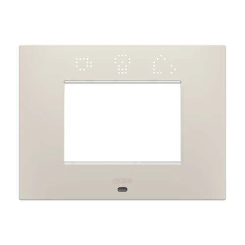 GEWISS EGO SMART 3-Module Frame Beige - GW16003SNB