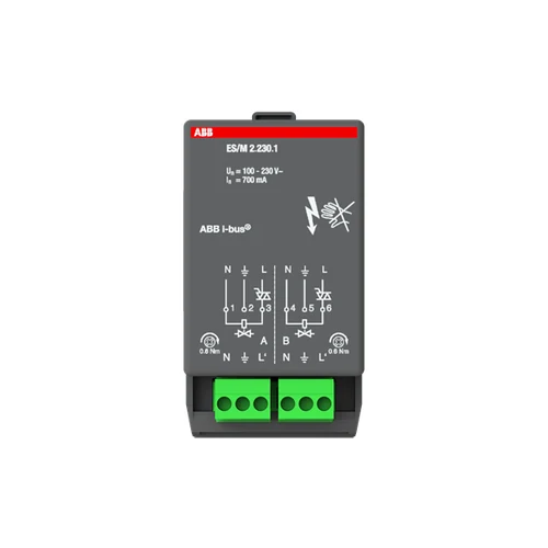 ABB ES/M2.230.1 Electronic Switch Actuator Module, 2-fold, 230 V