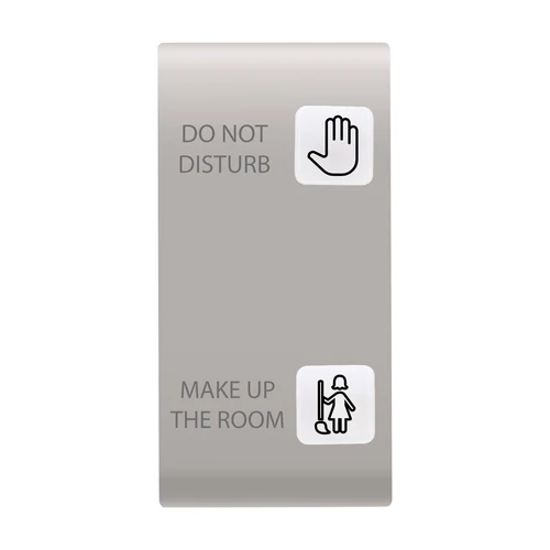 GEWISS GW13559 ChorusMart 1-Module Button Cover with Hotel Symbols (Beige)