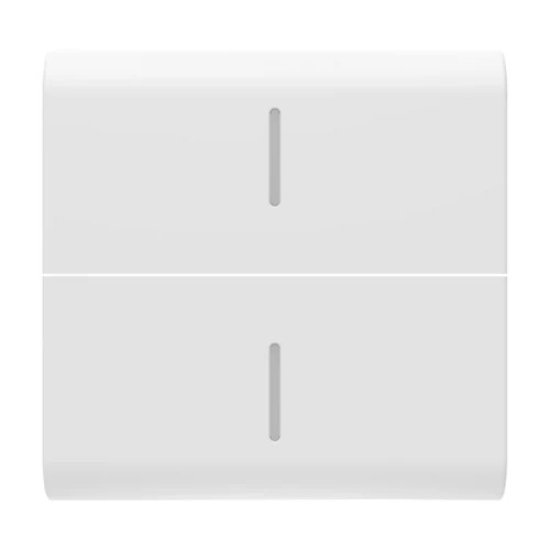GEWISS GW15558S ChoruSmart Interchangeable Button Cover 2-Module Satin White