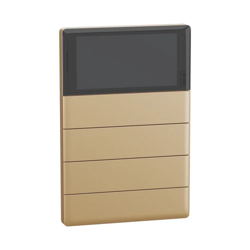 Schneider SpaceLogic KNX Unica-X Automation Switch 8-Button with Thermostat - Wine Gold (NP16214_01WG_E1)