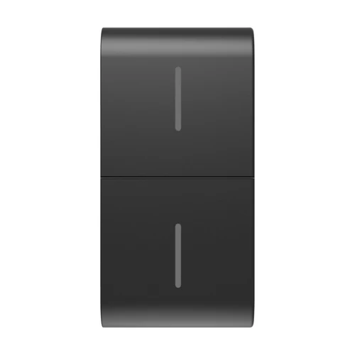 GEWISS GW12819 ChoruSmart 1-Module Replaceable Button Cover - Satin Black