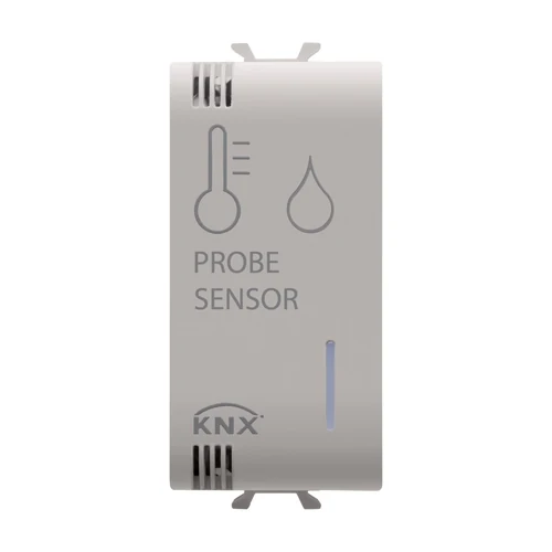 GEWISS GW13762H ChoruSmart KNX/Easy Temperature & Humidity Sensor - 1 Module - Beige