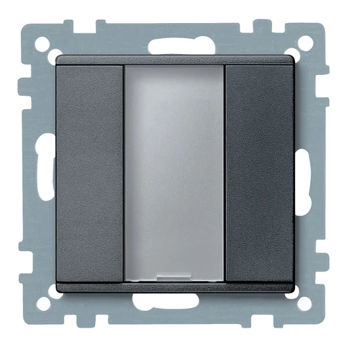 Schneider KNX Push-Button 1-Gang Plus Anthracite System M (MTN627514)