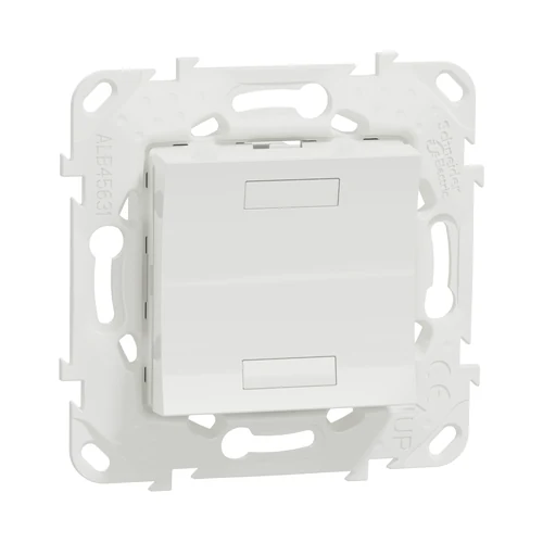 Schneider New Unica KNX 1-Gang Automation Switch White - NU553018