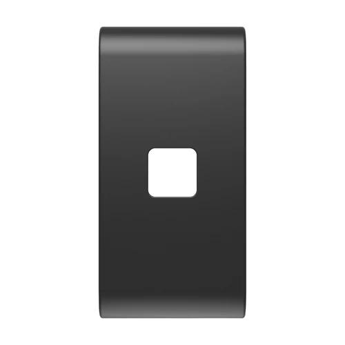 GEWISS ChoruSmart 1-Module Replaceable Axial Switch Button Cover - Satin Black (GW12551S)