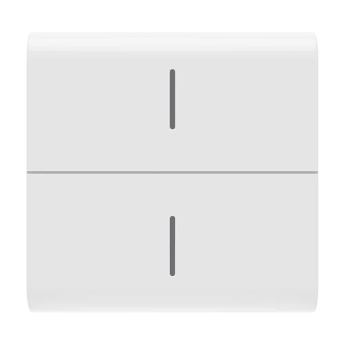 GEWISS GW10820 Interchangeable Eco Button Cover 2 Module White