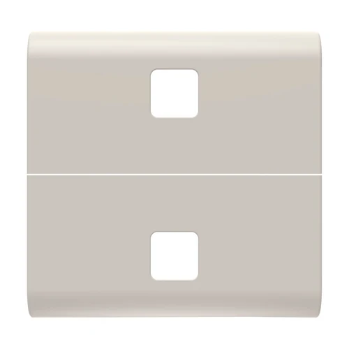 GEWISS GW13554S ChoruSmart 2-Module Button Cover - Satin Beige