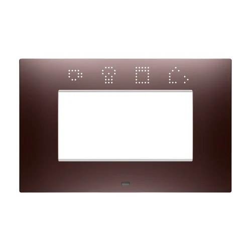 GEWISS GW16004SCP EGO SMART 4-Module Cover Plate - Copper