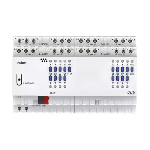 theben JM 8 T KNX 8-Way Blind Actuator (4940255)