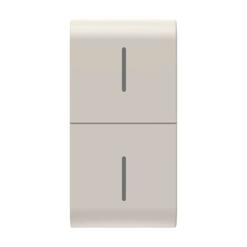 GEWISS GW13819 ChorusMart 1-Module Button Cover - Satin Beige