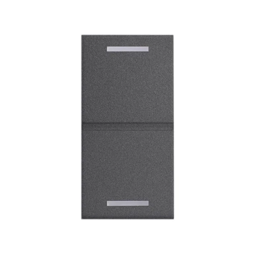 Panasonic KNX 1M Dual LED Automation Switch Cover - Smoked (WRKT84014DG)