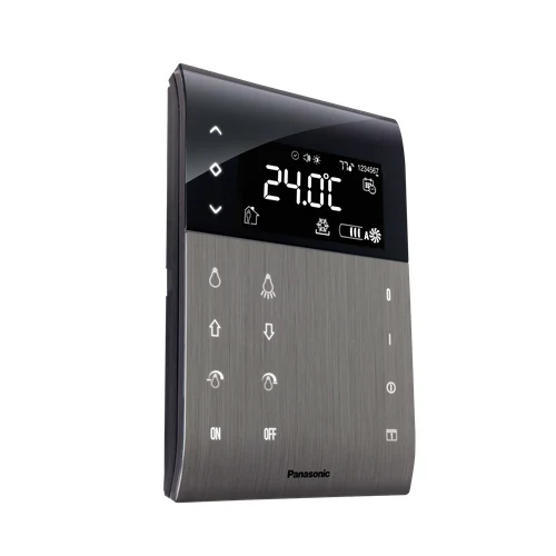Panasonic Multis KNX Multifunctional Automation Switch 4 Gang with Screen - Chrome (WRKT62145FA)