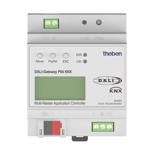 theben DALI-Gateway P64 KNX (4940303)