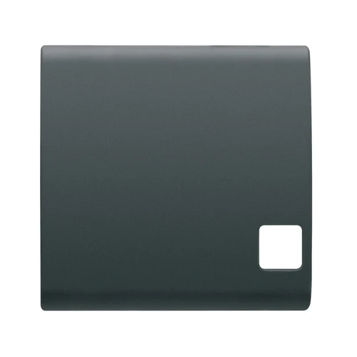 GEWISS ChorusMart 2-Module Replaceable Button Cover - Black (GW12552)