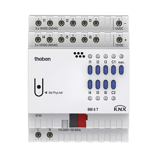 theben BM 6 T KNX 6-Way Binary Input Module (4940230)