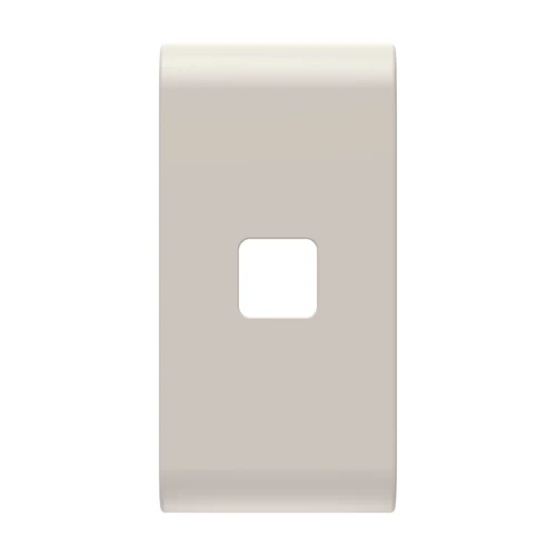 GEWISS ChoruSmart 1-Module Button Cover for Axial Switches - Satin Beige (GW13551S)