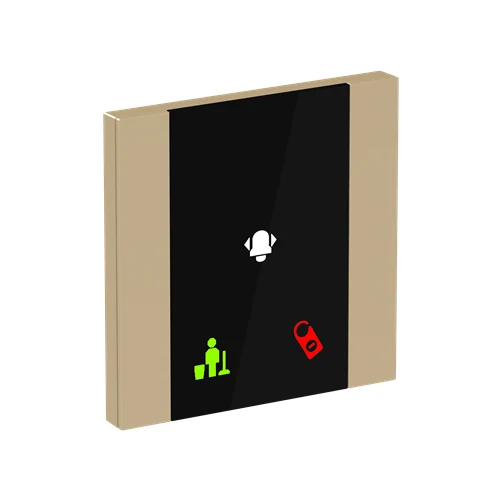 ABB i-bus® KNX Yurika Control Element 1/2-fold Room Outside Panel - Champagne Gold (YUA/U1.0.1-411)