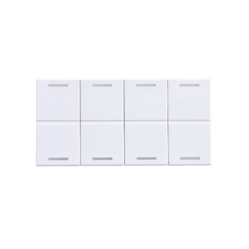 Panasonic KNX Modular Automation Switch Multicolor with Temperature Sensor 4 Gang 4M (WRKT64445NC)