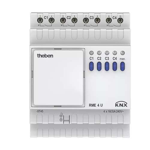 theben RME 4 U KNX 4-Way Switching Actuator Extension Module MIX2