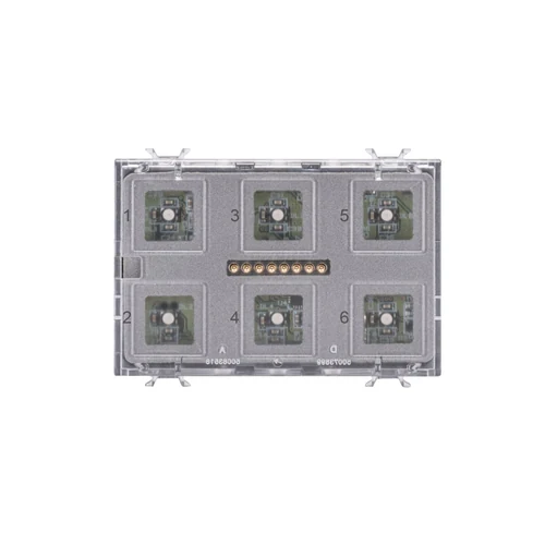 GEWISS ChorusMart KNX Touch Push Button Panel Module 6-Channel (GWA9421)
