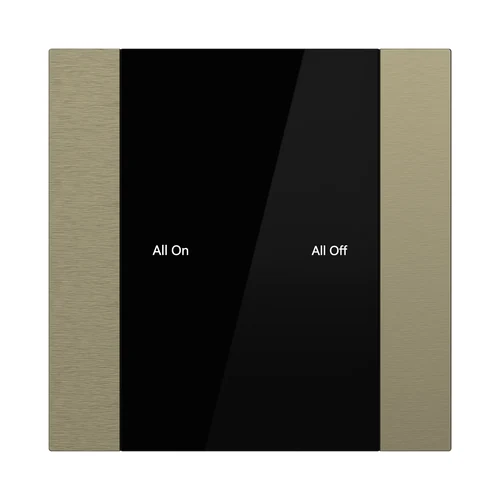 ABB YUB/U1.0.1-AG Yurika KNX Control Element 1/2-Fold - Antique Gold