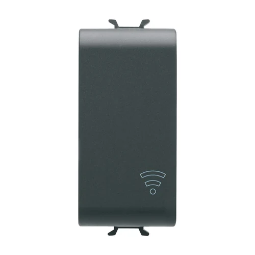 GEWISS ChoruSmart 1-Module Blank Cover Plate Satin Black GW12750
