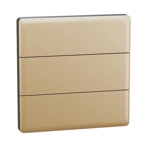 Schneider SpaceLogic KNX Unica-X 6-Button Automation Switch - Wine Gold (NP16163_01WG_E1)