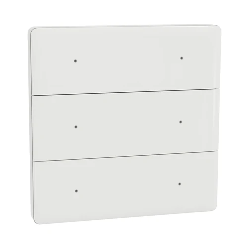 Schneider Unica X KNX Push Button, 6 Key, Painted White (NUX6163_02_PW)