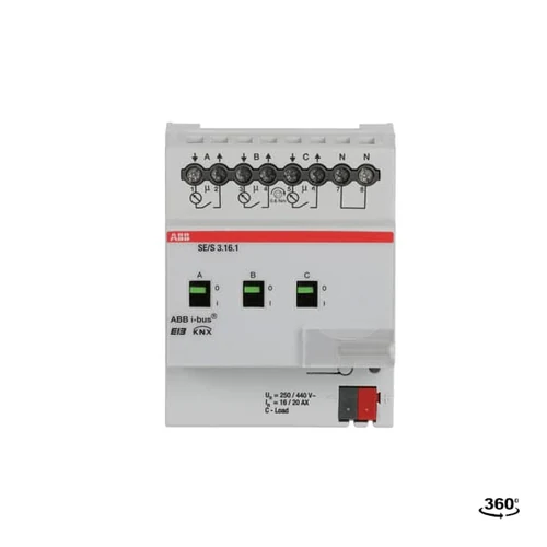 ABB SE/S3.16.1 Energy Actuator 3-Fold MDRC (2CDG110136R0011)