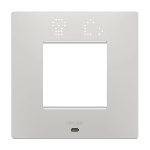 GEWISS EGO SMART International 2-Module Cover Plate Clay (GW16022SCY)