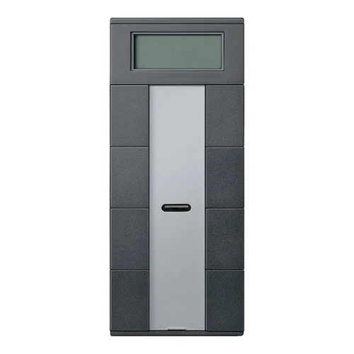 Schneider SpaceLogic KNX Room Temperature Control Unit Push-Button 4-Gang Plus Anthracite - MTN6214-0414