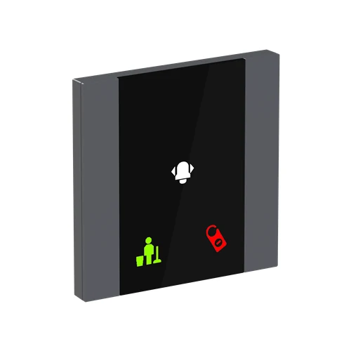 ABB YUA/U1.0.1-131 i-bus® KNX Sensor Yurika Control Element 1/2-fold Room Outside Panel (FM, Silver)