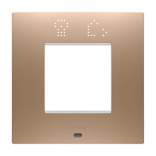 GEWISS Ego Smart 2-Module Cover Plate - Copper Technopolymer (GW16022SCS)