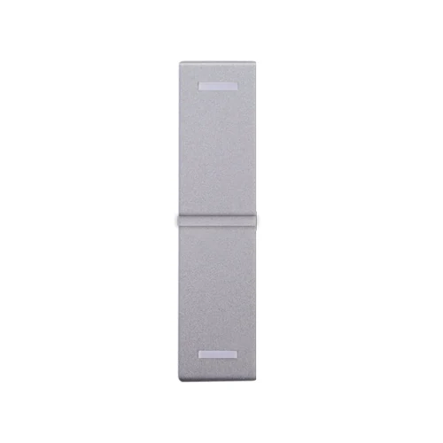 Panasonic KNX 1/2M Dual LED Automation Switch Cover - Metallic White (WRKT84004MW)