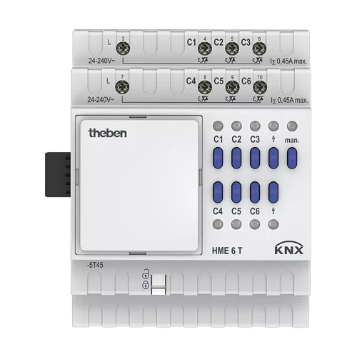 Theben HME 6 T KNX 6-Way Heating Actuator Extension Module (4930245)