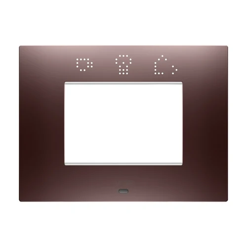 GEWISS EGO SMART 3-Module Cover Plate Copper - GW16003SCP