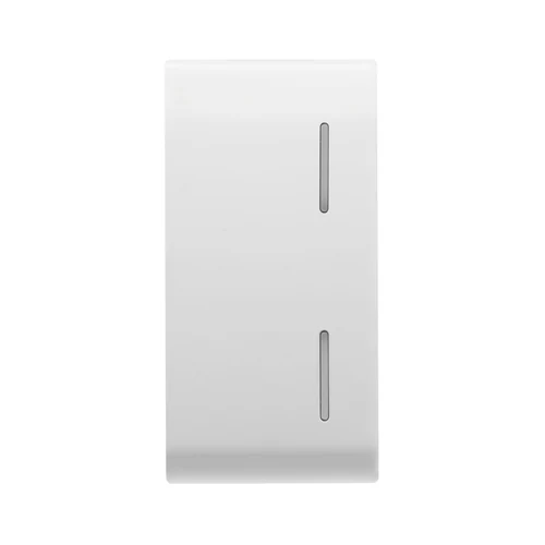 GEWISS GW10557 Single Key Double Location for KNX Push Button - White