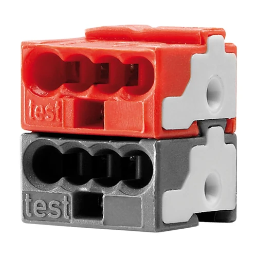 GEWISS GW90807 KNX Bus Connector Terminal Black/Red